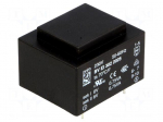 Transformer: encapsulated | 1.5VA | 230VAC | 6V | 6V | 125mA | 125mA | PCB