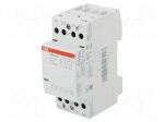 Contactor: 4-pole installation | 25A | 230&divide;240VAC,230&divide;240VDC | ESB