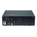 LBB1990/00, kontrolieris 240W ar mikrofonu, 6 zonas, Plena, Bosch