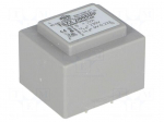 Transformer: encapsulated | 2VA | 230VAC | 9V | 220mA | PCB | IP00