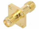 Coupler | SMA female x2 | Insulation: PTFE | 50&Omega;