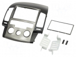 Radio frame | Hyundai | 2 DIN | black