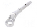 Wrench: ring | single sided,bent | 27mm | L: 188mm