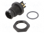 Connector: circular | 16A | 630V | socket,plug | male | PIN: 5 | IP68 | side