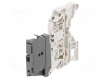 Splice terminal: rail | Entrelec | 300V | for DIN rail mounting