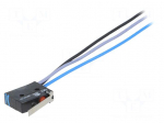 Microswitch SNAP ACTION | 6A/250VAC | with lever | SPDT | ON-(ON)