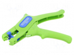 Stripping tool | 0.2&divide;6mm2 | Wire: round | GREEN LINE