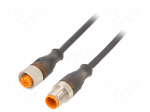 Cable: for sensors/automation | PIN: 4 | 0.6m | plug | 230VDC | 230VAC