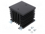 Heatsink: extruded | L: 103mm | W: 90mm | H: 80mm | 0.97K/W | aluminium