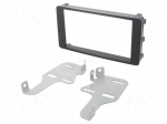 Radio frame | Mitsubishi | 2 DIN | black