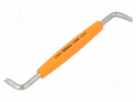 Screwdriver: standard | double-sided,angular | slot | 4x0.8mm