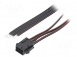 Cable | male,cables | PIN: 6 | 0.6m | 4A | Insulation: PVC | TLYp | 0.35mm2