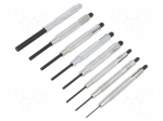 Tools set: punches | 8pcs.