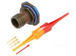 Connector: military | socket | male | military | PIN: 3 | straight | 7.5A