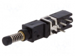 Switch: push-button | Pos: 2 | SPDT | 0.5A/60VAC | 0.5A/60VDC | ON-(ON)