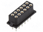 Connector: wire-wire/PCB | socket | female | PIN: 12 | Datamate L-Tek