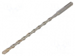 Drill bit | for concrete,impact | &Oslash;: 8mm | L: 210mm | SDS-Plus&reg;