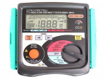 Meter: insulation resistance | LCD | VAC: 0&divide;600V | &plusmn;(5%+3digit)