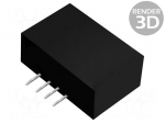 Converter: DC/DC | 2W | Uin: 10.8&divide;13.2VDC | Uout: 5VDC | Iout: 400mA | SIP