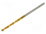Drill bit | for metal | &Oslash;: 1.3mm | L: 38mm | Working part len: 16mm
