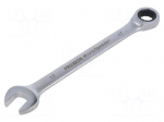 Wrench: combination spanner | rattle | 17mm | MicroSpeeder