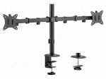Holder | 9kg | 17&divide;32" | Arm len: 376mm | Standard: 75x75mm,100x100mm