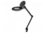 Desk magnifier | with backlight | 3dpt | &Oslash;127mm | Illumination: LED