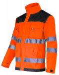 Jalan&otilde;ud, t&ouml;&ouml;riided | Isikukaitsevahendid // T&ouml;&ouml;-, kaitse-, k&otilde;rgn&auml;htavusega riided // Bluza ostrzeg. czarno-pomarańczowa, "3xl", ce, lahti