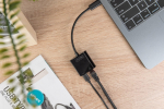 Digitus USB Type-CTM Gigabit Ethernet adapter with Power Delivery support