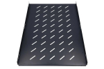 Extralink 1U 750mm Black | Shelf | 19", 752 x 472mm, spot mounted, for cabinets with a depth of 1000mm