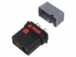 Connector: DC supply | plug | female | QS | 210A | 500V | PIN: 2 | straight