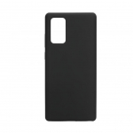 Back panel cover Evelatus Samsung Galaxy Note 20 Premium Soft Touch Silicone Case Black