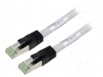 Patch cord | S/FTP | Cat: 6a | RJ45 plug,both sides | stranded | Cu