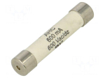 Fuse: fuse | ceramic,cylindrical | 600mA | 600VAC | 600VDC | quick blow