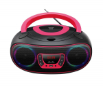 Denver TCL-212BT PINK CD player Portable CD player Black, Pink