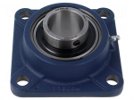 Bearing: bearing unit Y | with square flange | 40mm | bearing steel