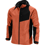 Jalan&otilde;ud, t&ouml;&ouml;riided | Isikukaitsevahendid // T&ouml;&ouml;-, kaitse-, k&otilde;rgn&auml;htavusega riided // Kurtka softshell z kapt. ceglasto-czarna, "xl", ce, lahti