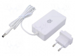 Accessories: power supply | white | 1.5m | 100&divide;240VAC | 6A | 8VDC | 48W