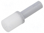 Sound suppression silencer | max.10bar | 30dB | plastic | &Oslash;13x45mm
