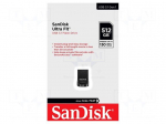 Pendrive | USB 3.2 | 512GB | R: 130MB/s | ULTRA FIT | USB A