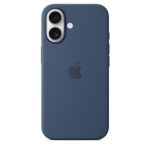 Back panel cover Apple - iPhone&nbsp;16 Silicone Case with MagSafe Denim Blue