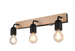 Trio Arturo H2O sienas lampa 3-pc E27 wood/matt black  284470332 4017807615685