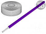 Wire | LifY-Toy | stranded | Cu | 0.04mm2 | PVC | violet | 60V | 10m | Class: 5