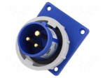 Connector: AC supply | socket | male | 16A | 230VAC | IEC 60309 | IP67