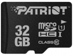 Patriot LX Series microSDHC Class 10 UHS-I Memory Card 32GB