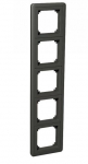 SCHNEIDER ELECTRIC EXXACT COMBI 5-GANG FRAME ANTHRACITE