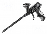 Foam mounting gun | aluminium | Features: adjustable pressure