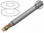 Wire | 8x22AWG | shielded,Al-PET foil | LSZH | grey | 300V | 100m | 328ft