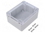 Enclosure: multipurpose | X: 90mm | Y: 115mm | Z: 55mm | polycarbonate