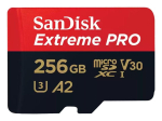 SD MicroSD Card 256GB SanDisk Extreme Pro SDXC inkl. Adapt
